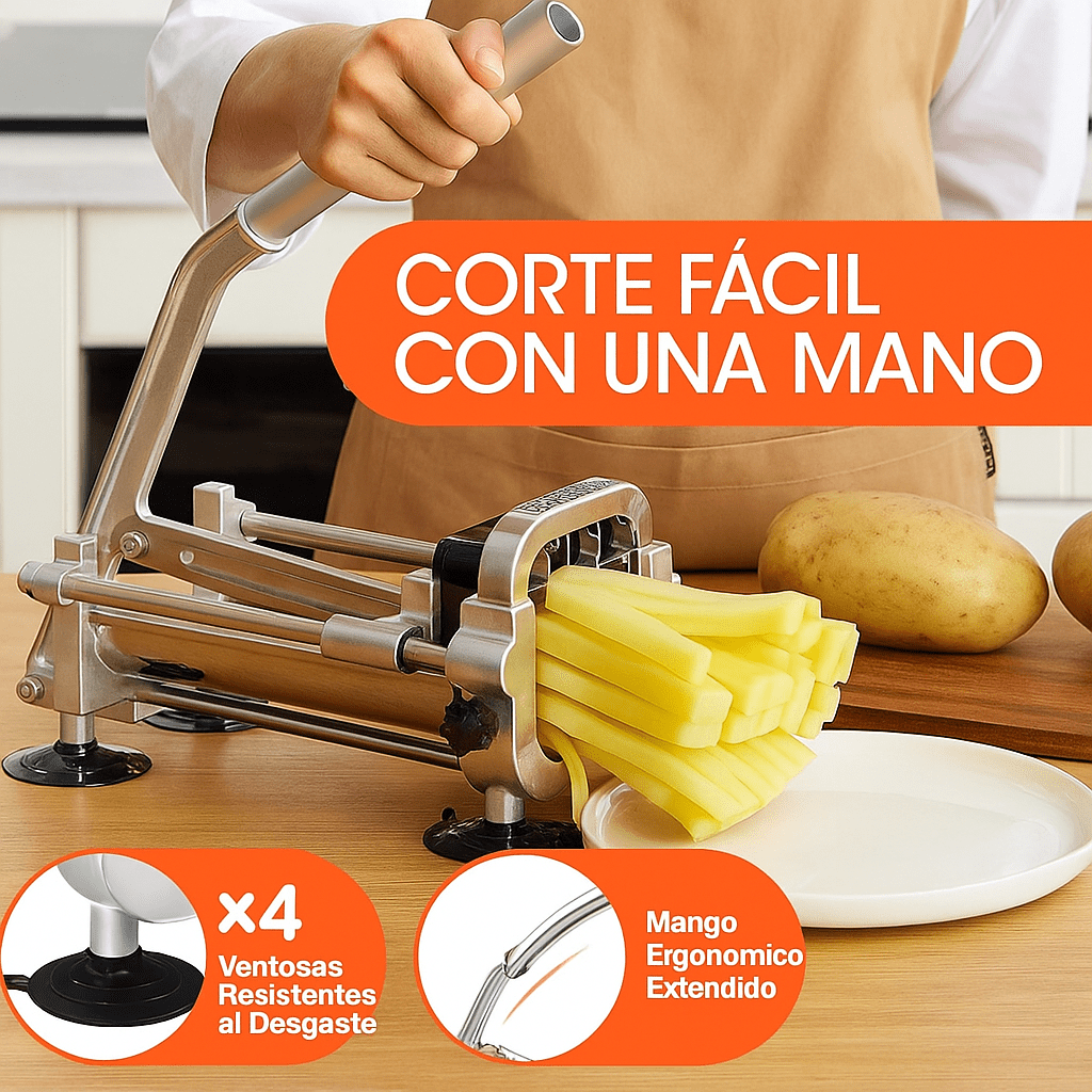 Cortador de Papas Premium de Acero Inoxidable - VyFlair