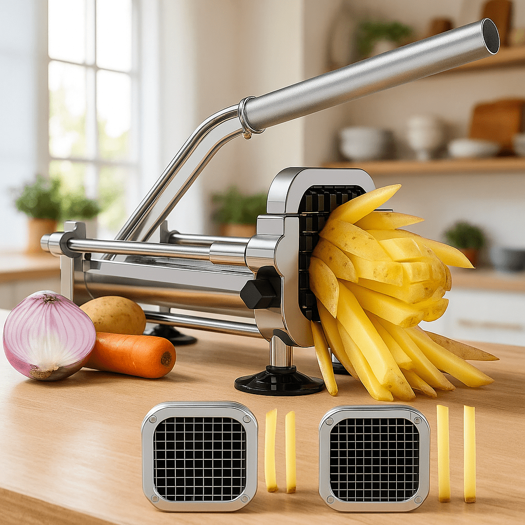 Cortador de Papas Premium de Acero Inoxidable - VyFlair