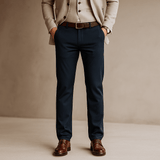 Thomas - Pantalones de vestir slim fit para hombre - VyFlair