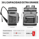 Mochila Nevera Aislada 30L Impermeable - VyFlair