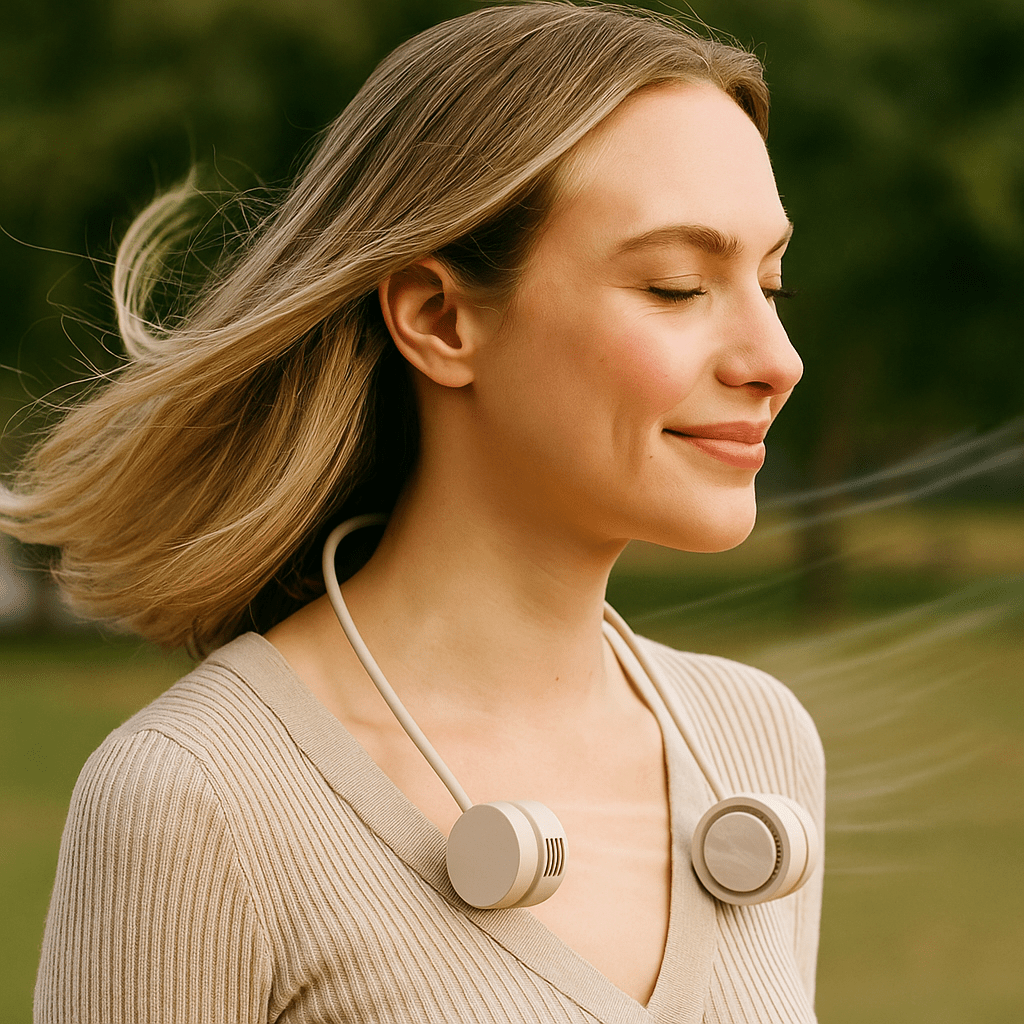 Mini Ventilador Portátil USB Recargable para Cuello - VyFlair