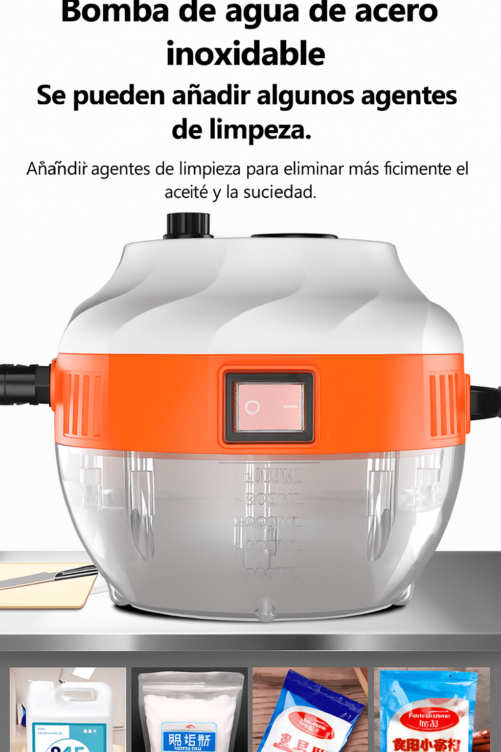 Limpiador de Vapor Alta Presión 2800W Profesional - VyFlair