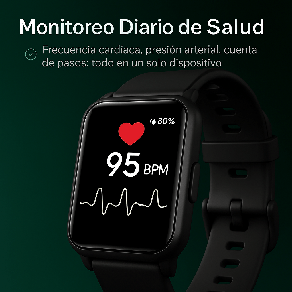 Reloj Inteligente SOS con Detección de Caídas para Mayores - VyFlair