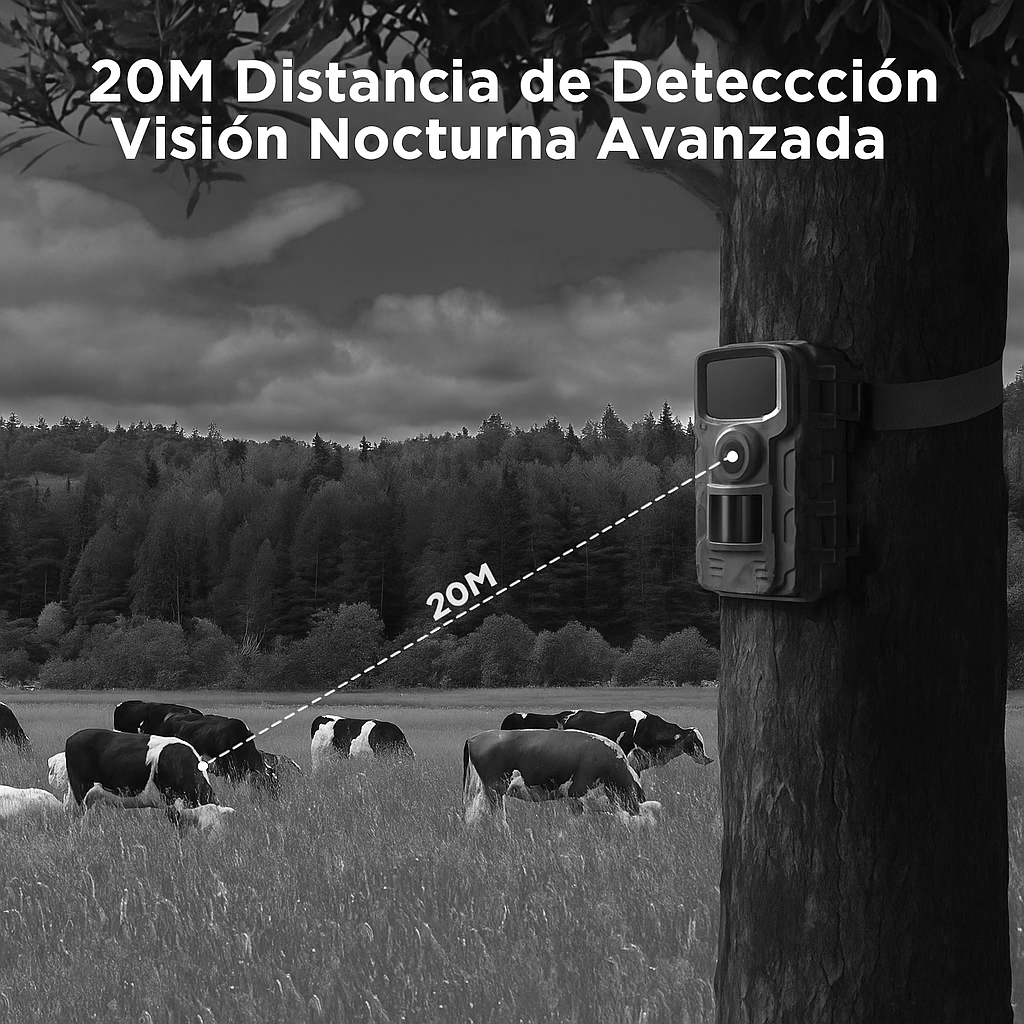 Cámara de Caza y Vida Silvestre con Visión Nocturna - VyFlair