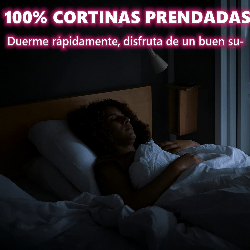 Cortina Adhesiva de Oscurecimiento Total para Ventanas - VyFlair