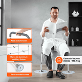 Asiento Elevador de Inodoro Ajustable con Agarraderas - VyFlair