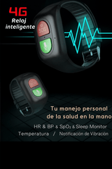 Reloj Inteligente con Detección de Caídas 4G GPS - VyFlair