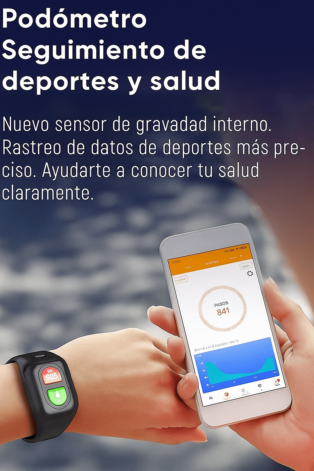 Reloj Inteligente con Detección de Caídas 4G GPS - VyFlair