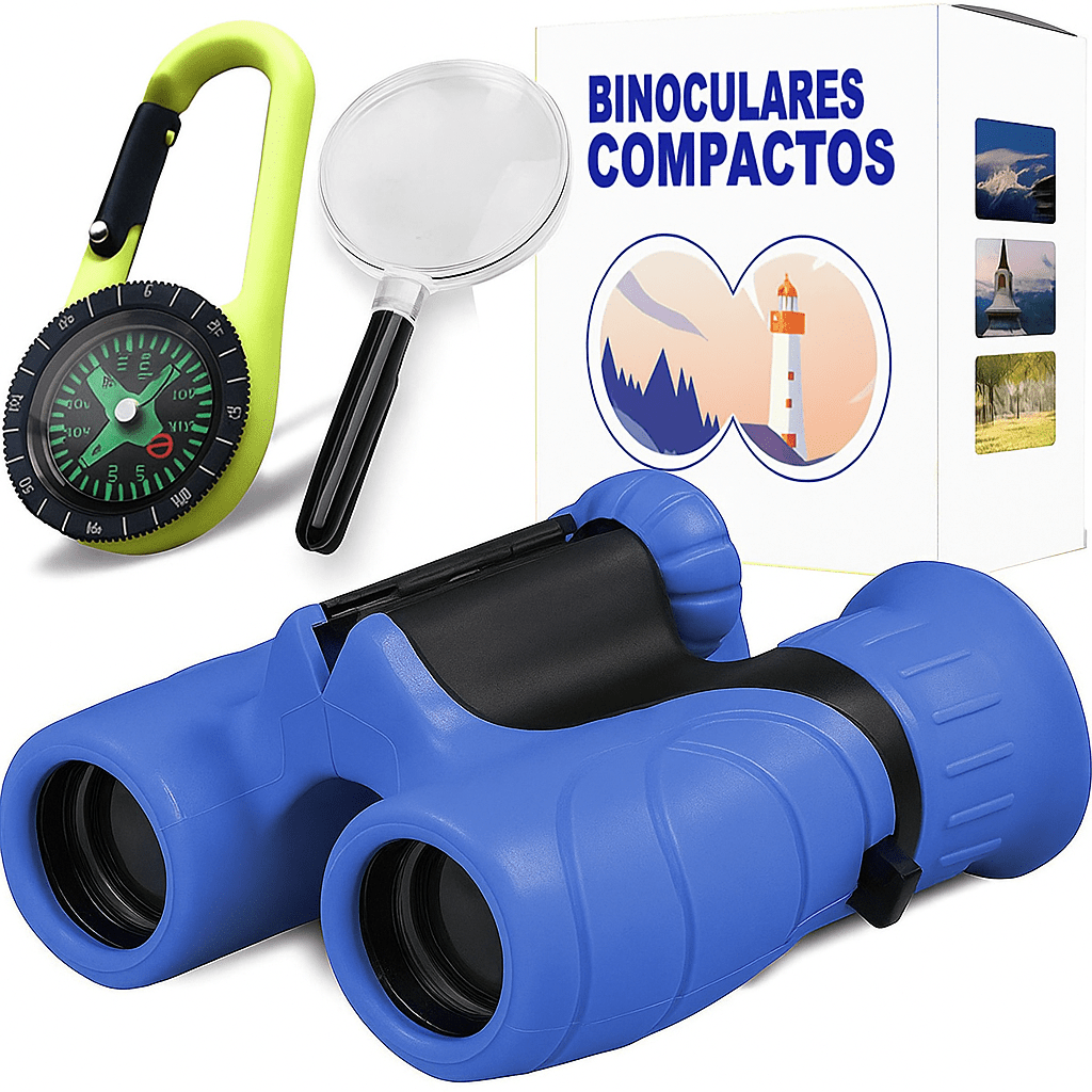 Binoculares para Niños 8x21 Ligeros y Resistentes - VyFlair