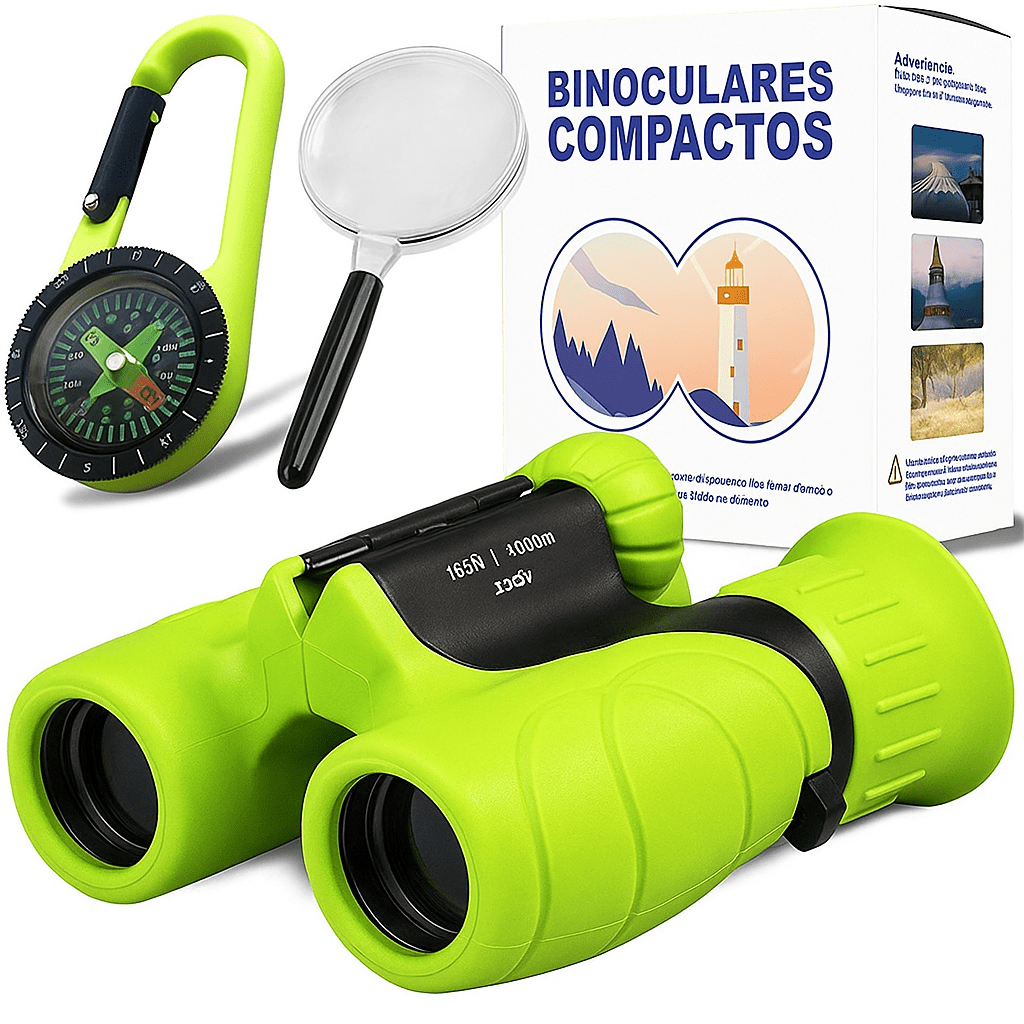 Binoculares para Niños 8x21 Ligeros y Resistentes - VyFlair