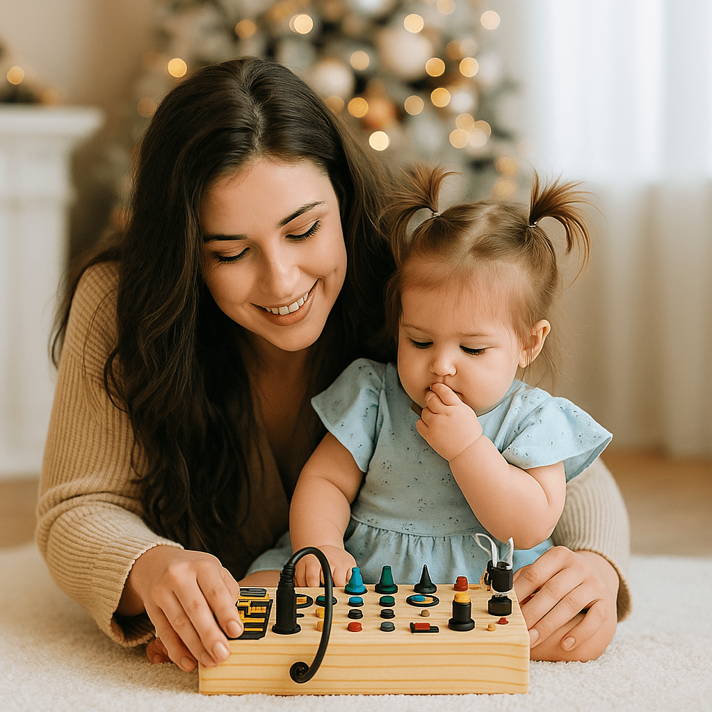 Tablero Montessori Ocupado con Luces e Interruptores - VyFlair