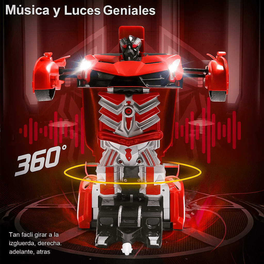 Coche Robot Transformador RC con Control por Gestos - VyFlair