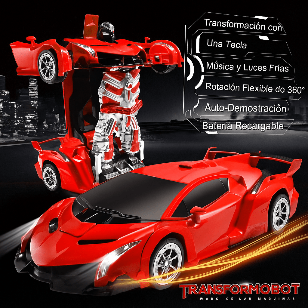 Coche Robot Transformador RC con Control por Gestos - VyFlair
