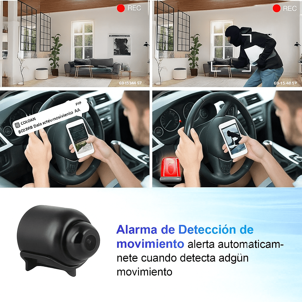 Mini Cámara WiFi 1080P con Visión Nocturna - VyFlair