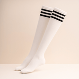 Medias Rayadas Nylon Altas Niñas - VyFlair