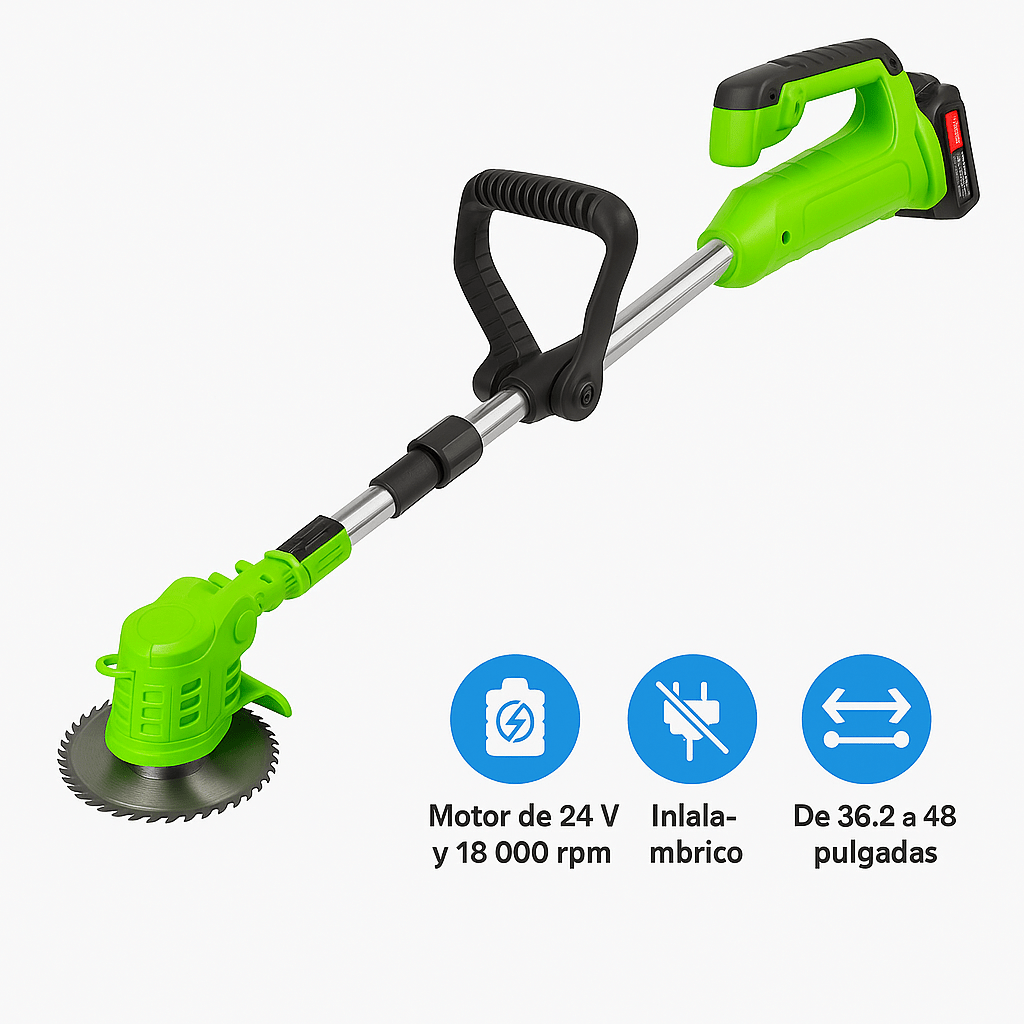 Recortadora de Césped Inalámbrica 24V Ajustable - VyFlair