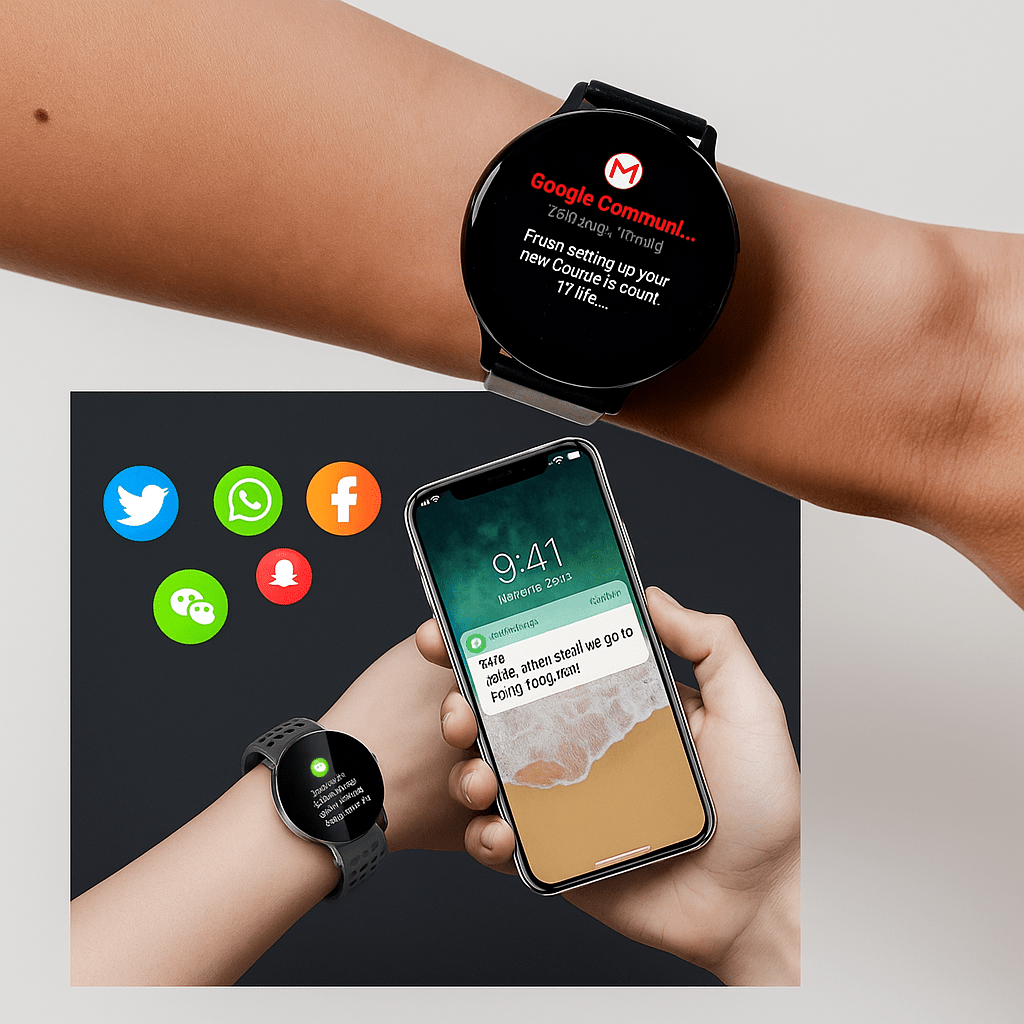 Reloj Inteligente Fitness Impermeable con Monitor de Salud - VyFlair