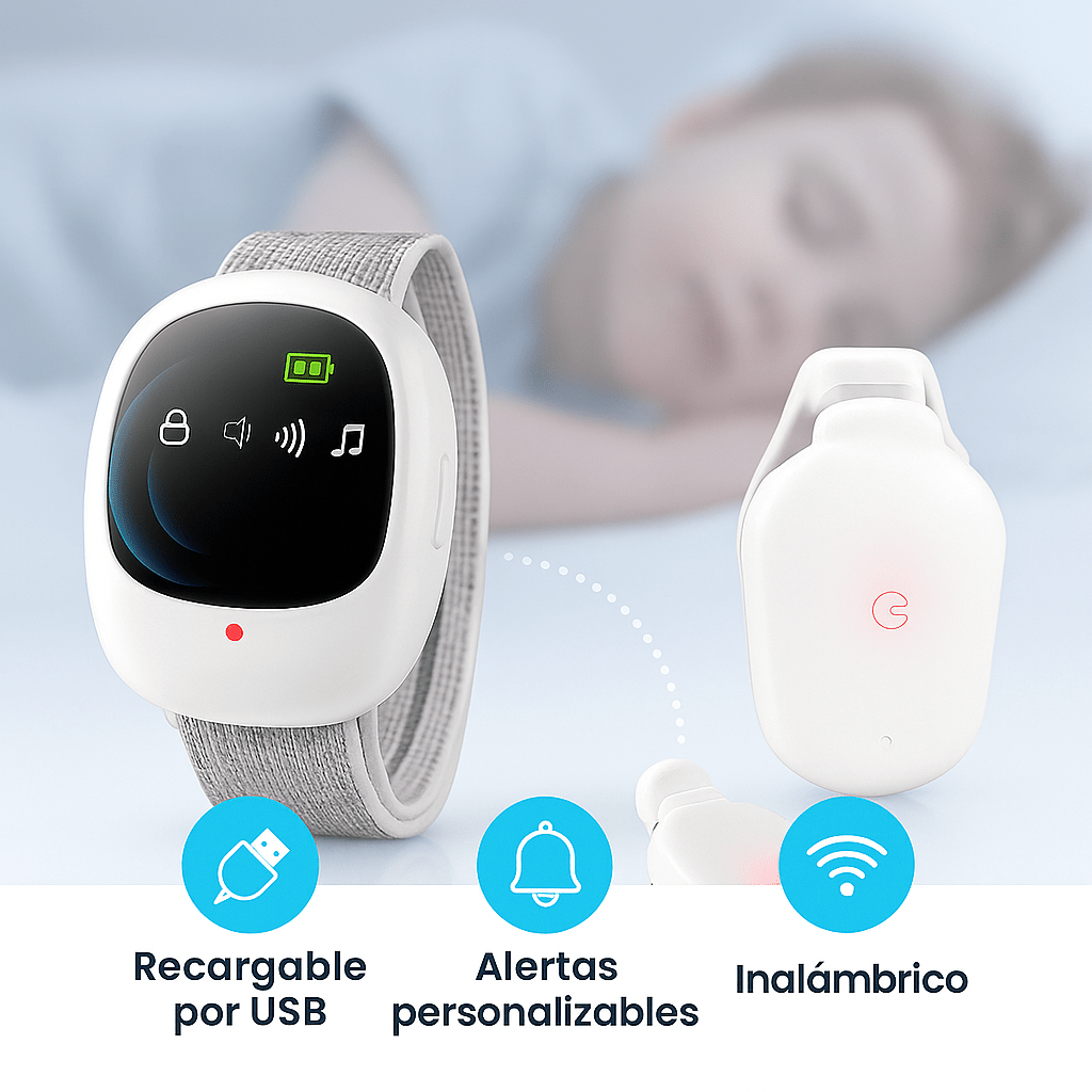 Alarma de Enuresis Infantil Inalámbrica con Sensor - VyFlair