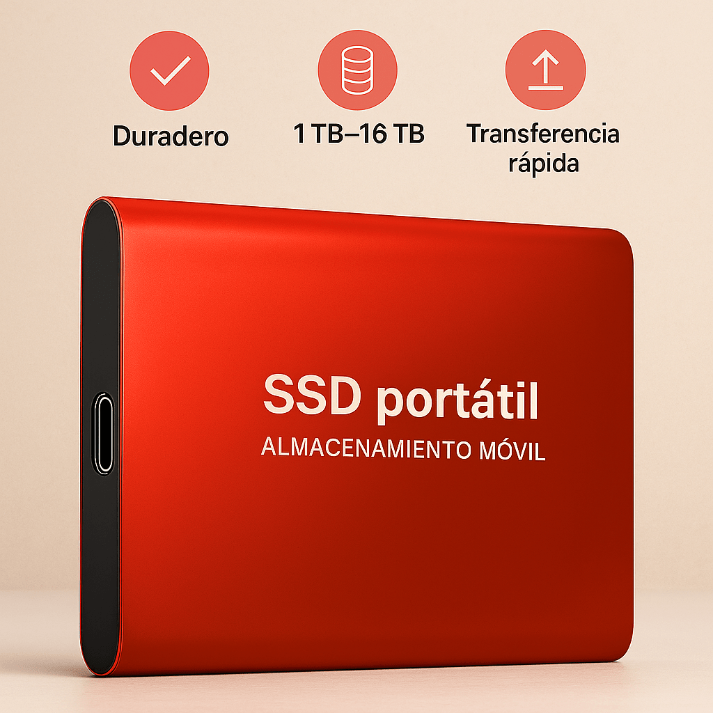 ByteX SSD Externa Súper Rápida 1TB–16TB - VyFlair