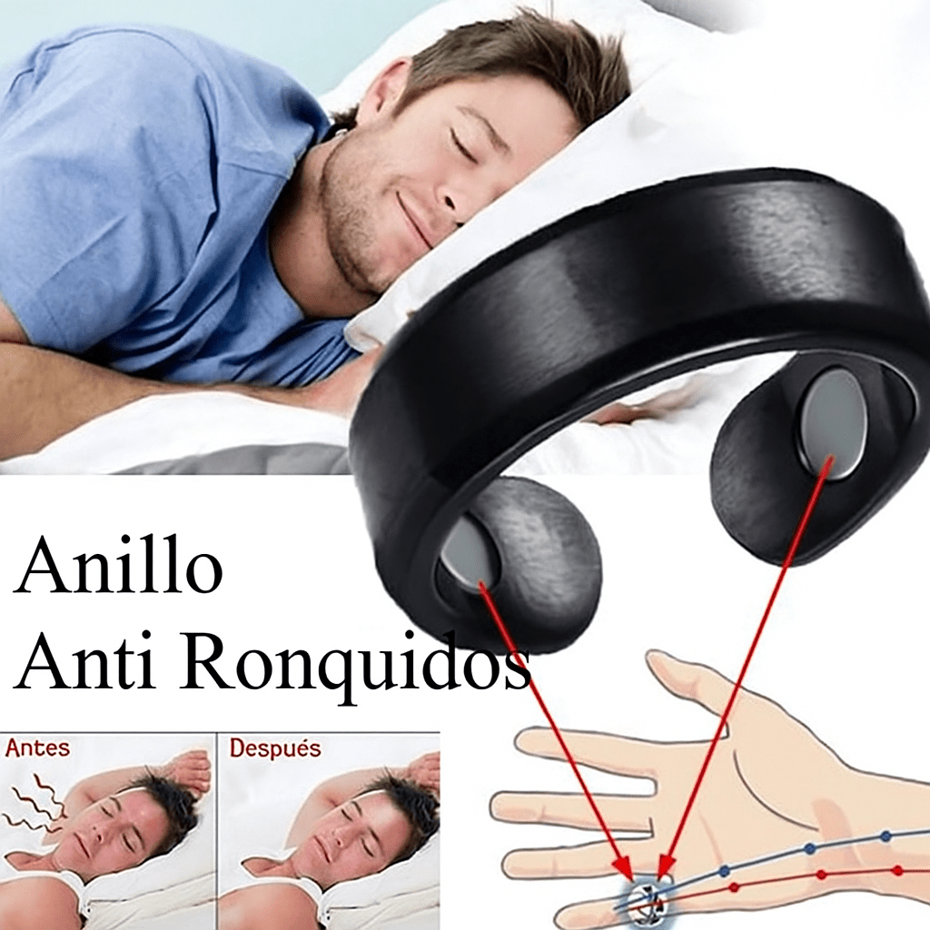 Anillo Anti - Ronquidos Terapia Magnética StopRonquidos - VyFlair