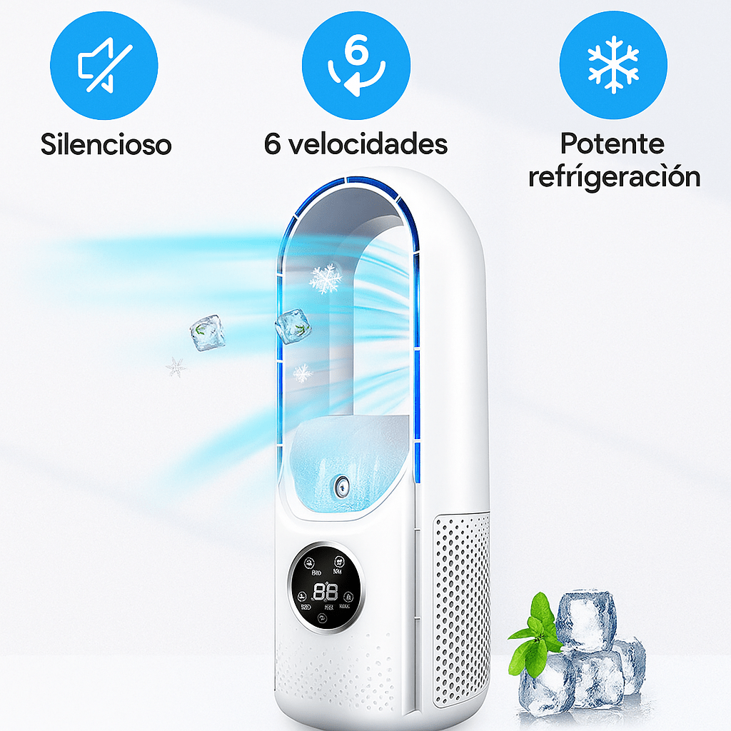Aire Acondicionado Portátil Silencioso Sin Aspas 2025 - VyFlair