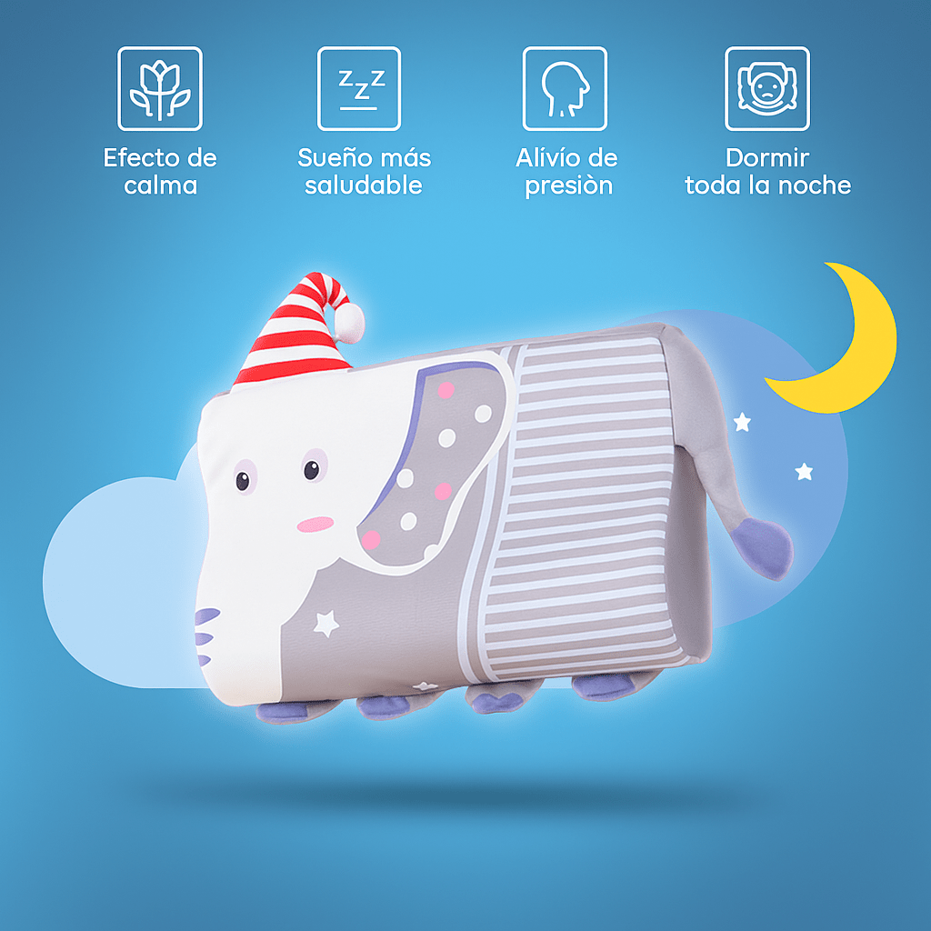 Almohada Infantil Ergonómica ToddlerComfort - VyFlair