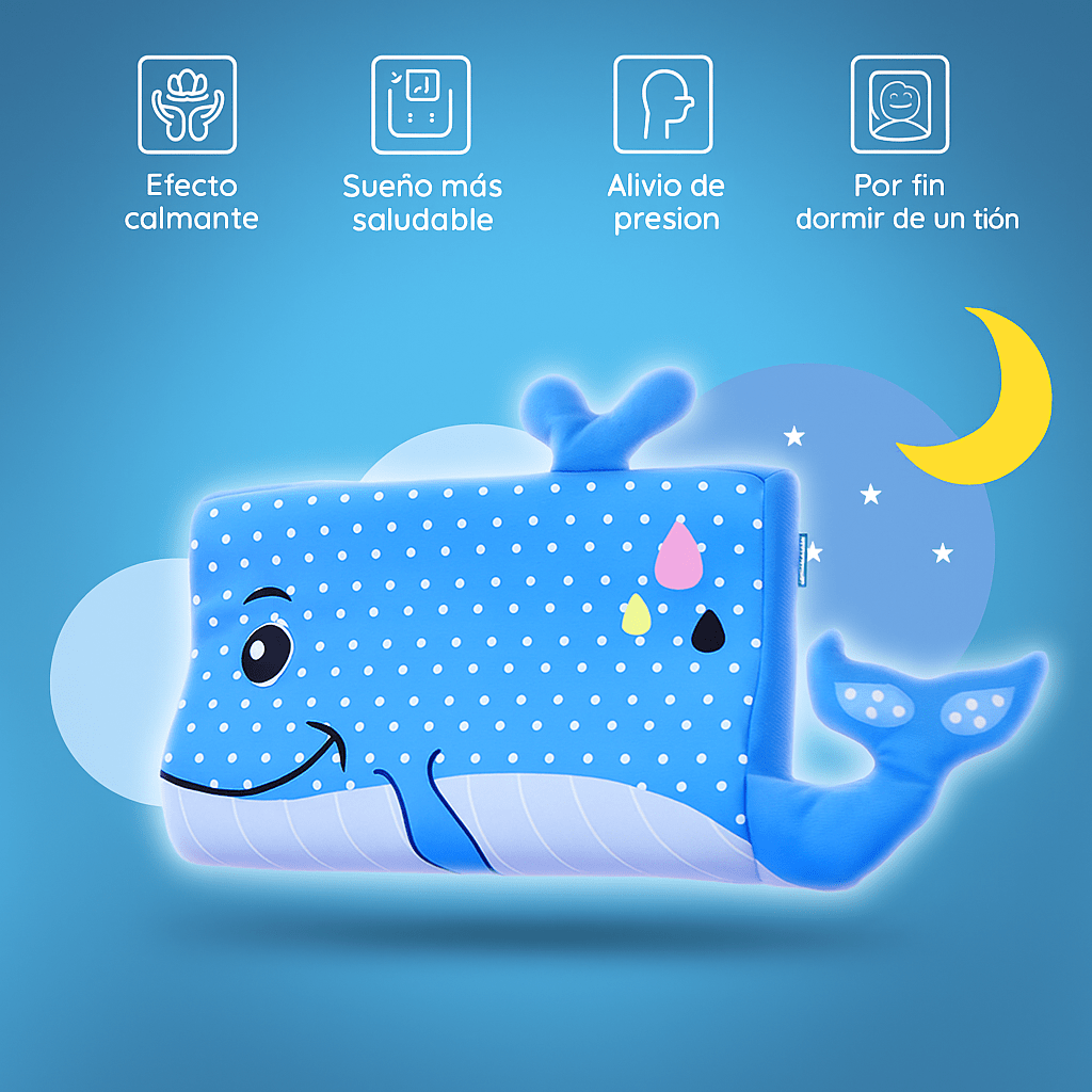 Almohada Infantil Ergonómica ToddlerComfort - VyFlair