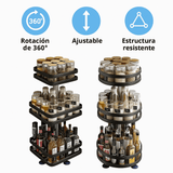 Estante Giratorio 360° FlexRack Ajustable - VyFlair