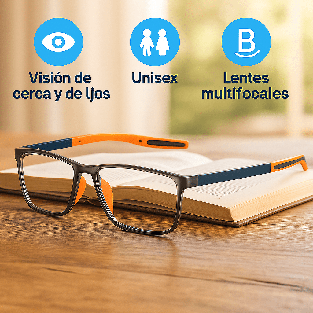 Vyflair Gafas de Lectura Multifocales Ultraligeras Clear Vision - VyFlair