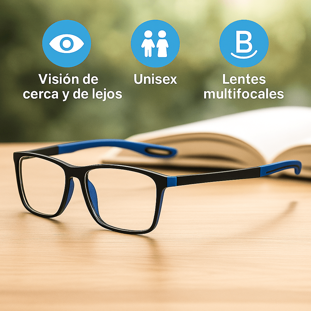 Vyflair Gafas de Lectura Multifocales Ultraligeras Clear Vision - VyFlair
