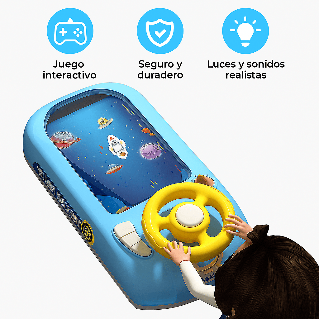 Volante Interactivo Infantil con Luces y Sonidos - VyFlair