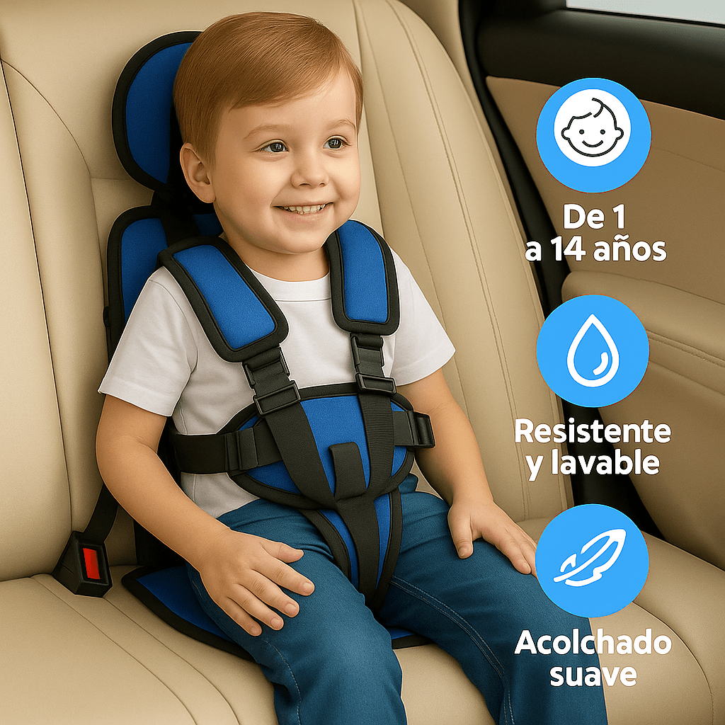 Asiento Elevador Infantil de Seguridad para Coche