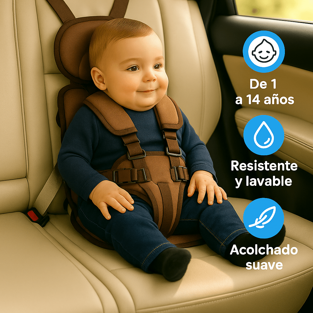 Asiento Elevador Infantil de Seguridad para Coche - VyFlair