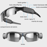 Gafas de Sol con Cámara Grabadora 4K HD - VyFlair