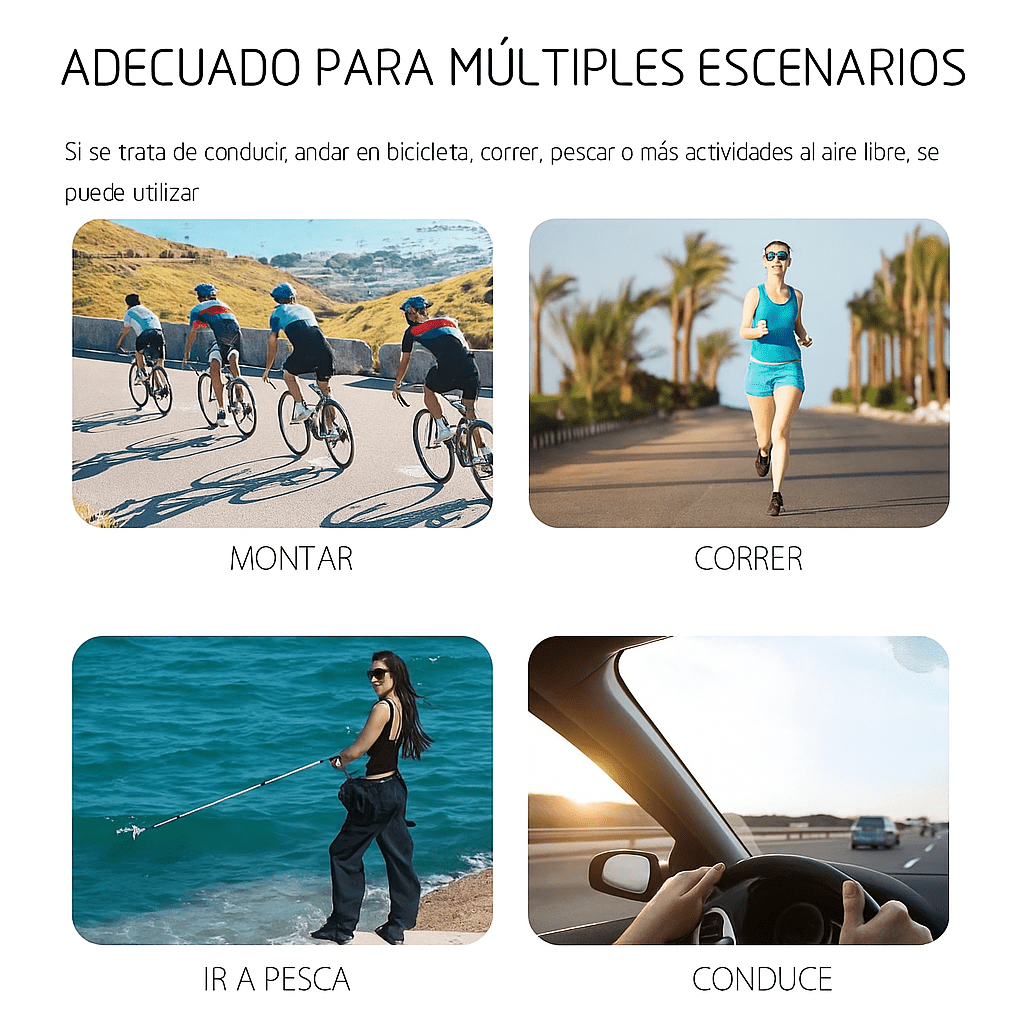 Gafas de Sol con Cámara Grabadora 4K HD - VyFlair