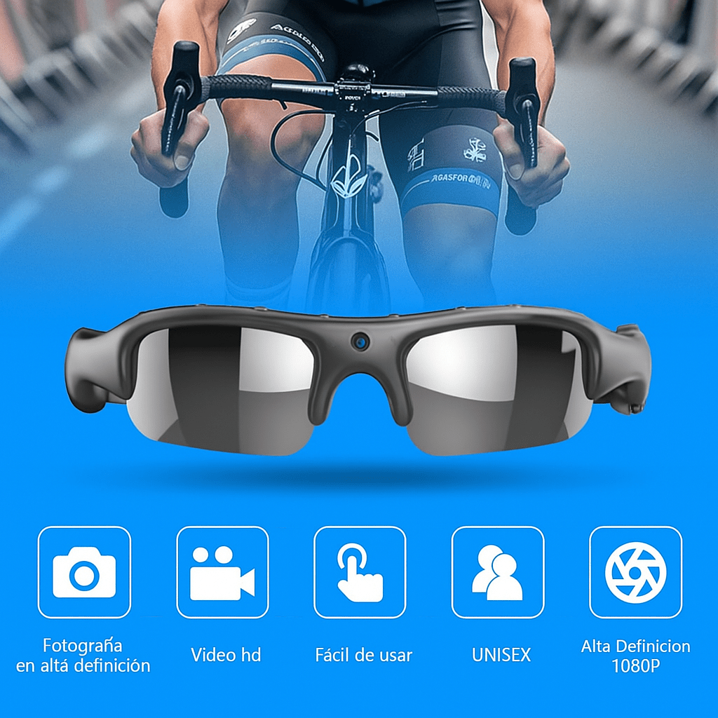 Gafas de Sol con Cámara Grabadora 4K HD - VyFlair