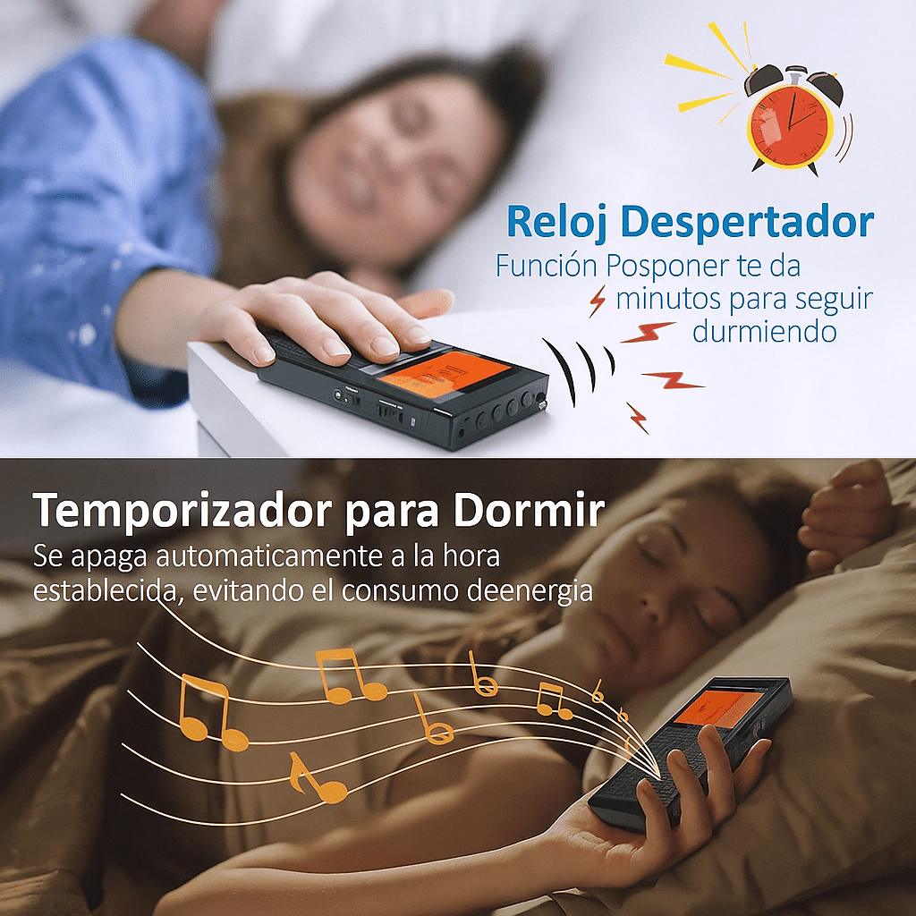 Radio Portátil de Bolsillo AM/FM con Alerta Meteorológica - VyFlair