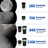 Telescopio Profesional 210X con App de Seguimiento - VyFlair