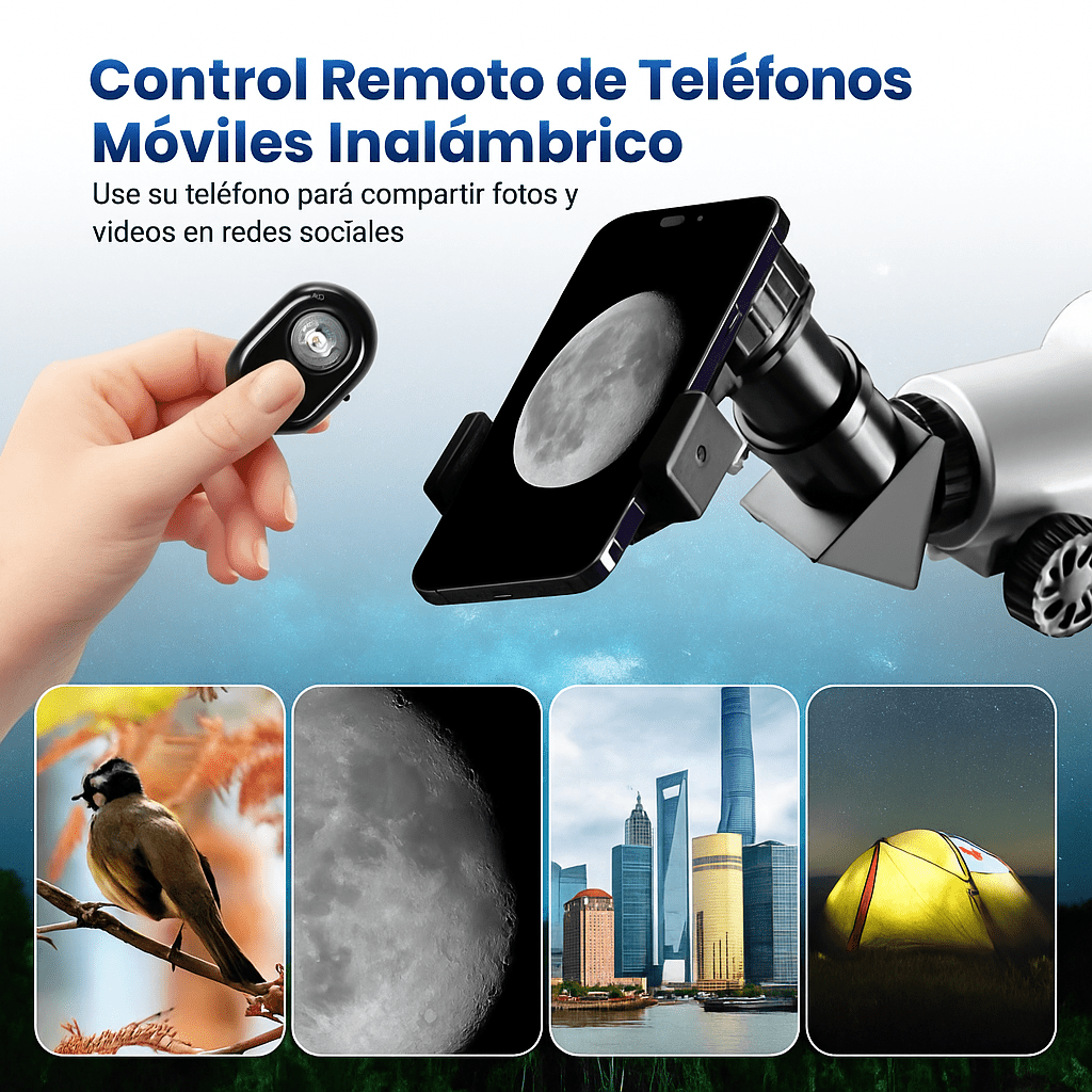 Telescopio Profesional 210X con App de Seguimiento - VyFlair