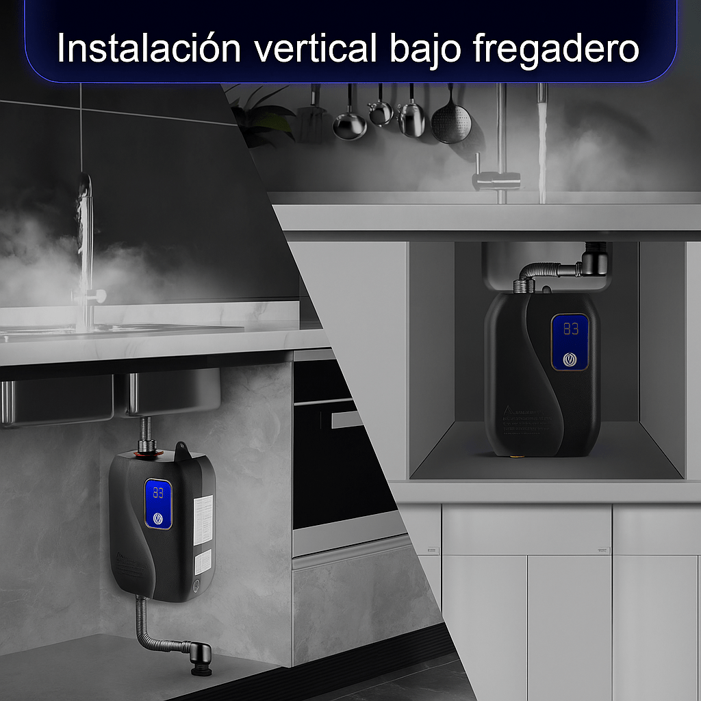 Calentador de Agua Instantáneo Sin Tanque 3000W - VyFlair