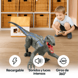 Dinosaurio Velociraptor a Control Remoto Interactivo - VyFlair