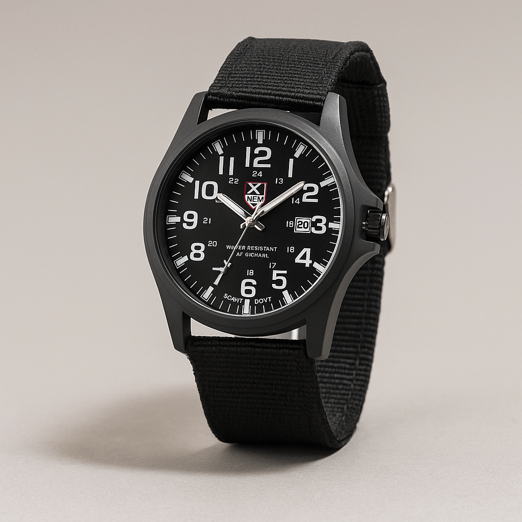 Reloj Militar Analógico Impermeable Estilo Táctico - VyFlair