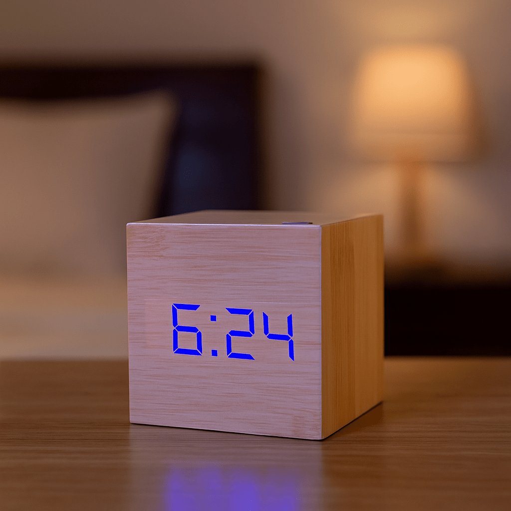 Reloj Digital Mini LED con Modo Noche - VyFlair