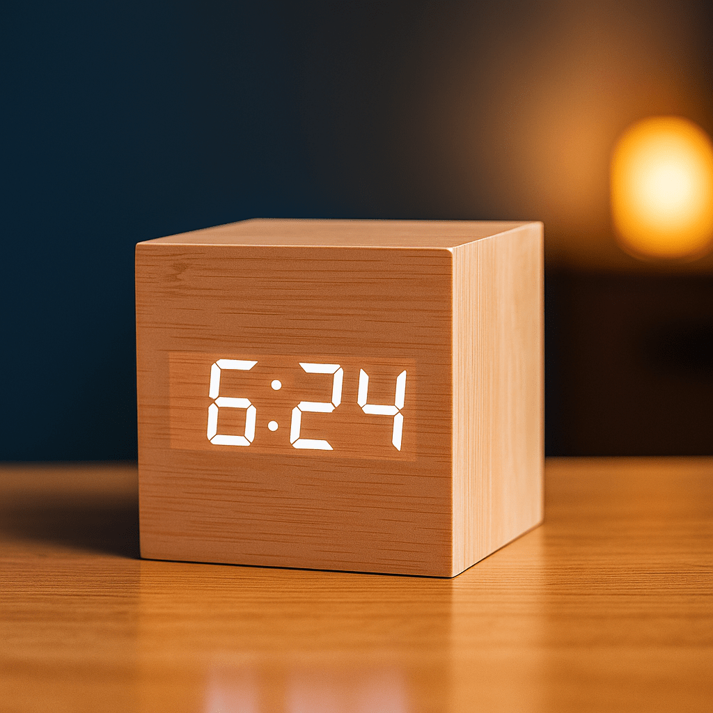 Reloj Digital Mini LED con Modo Noche - VyFlair