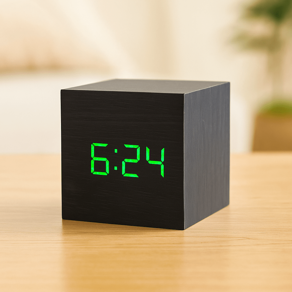 Reloj Digital Mini LED con Modo Noche - VyFlair