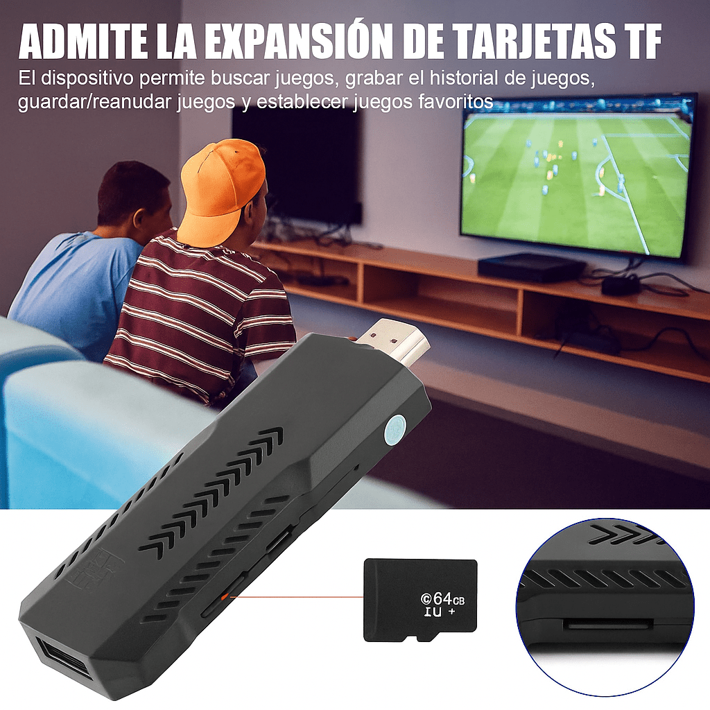 Consola Retro 4K con 41,000 Juegos y 2 Mandos - VyFlair