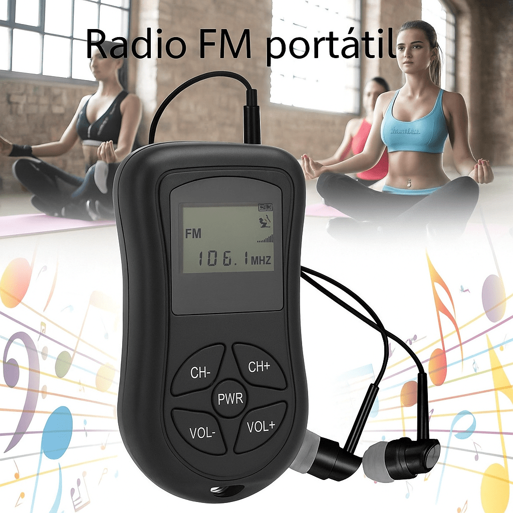 Radio Portátil Mini de Bolsillo AM/FM - VyFlair