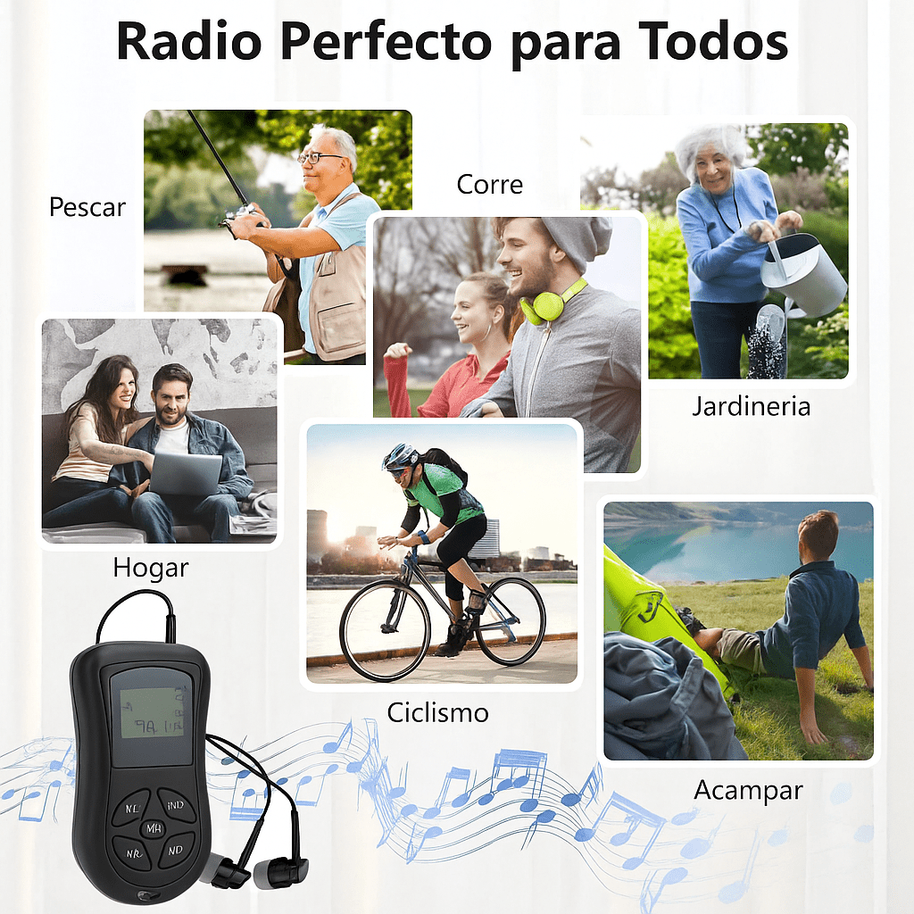 Radio Portátil Mini de Bolsillo AM/FM - VyFlair