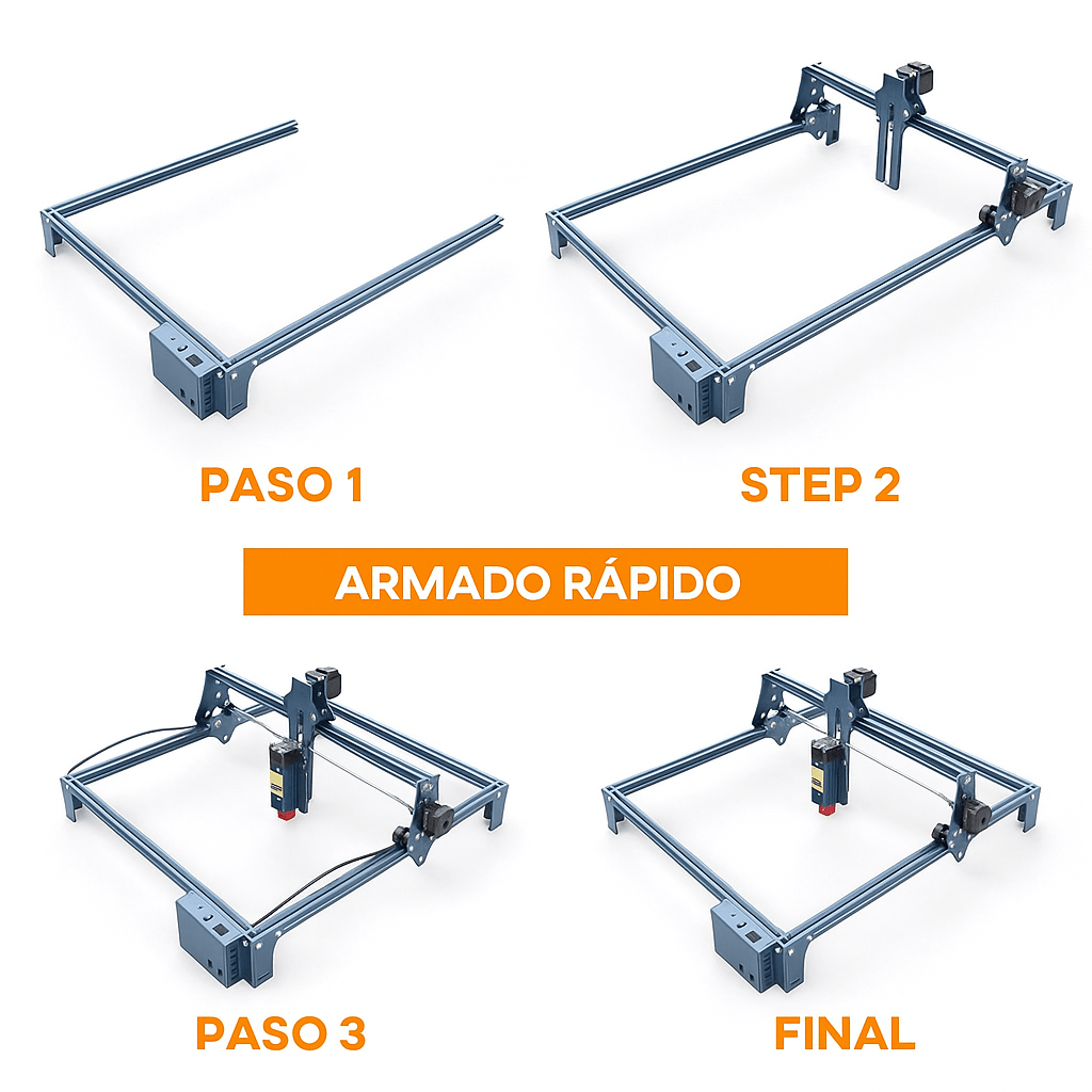 Grabadora Láser de Precisión para Madera y Cuero - VyFlair