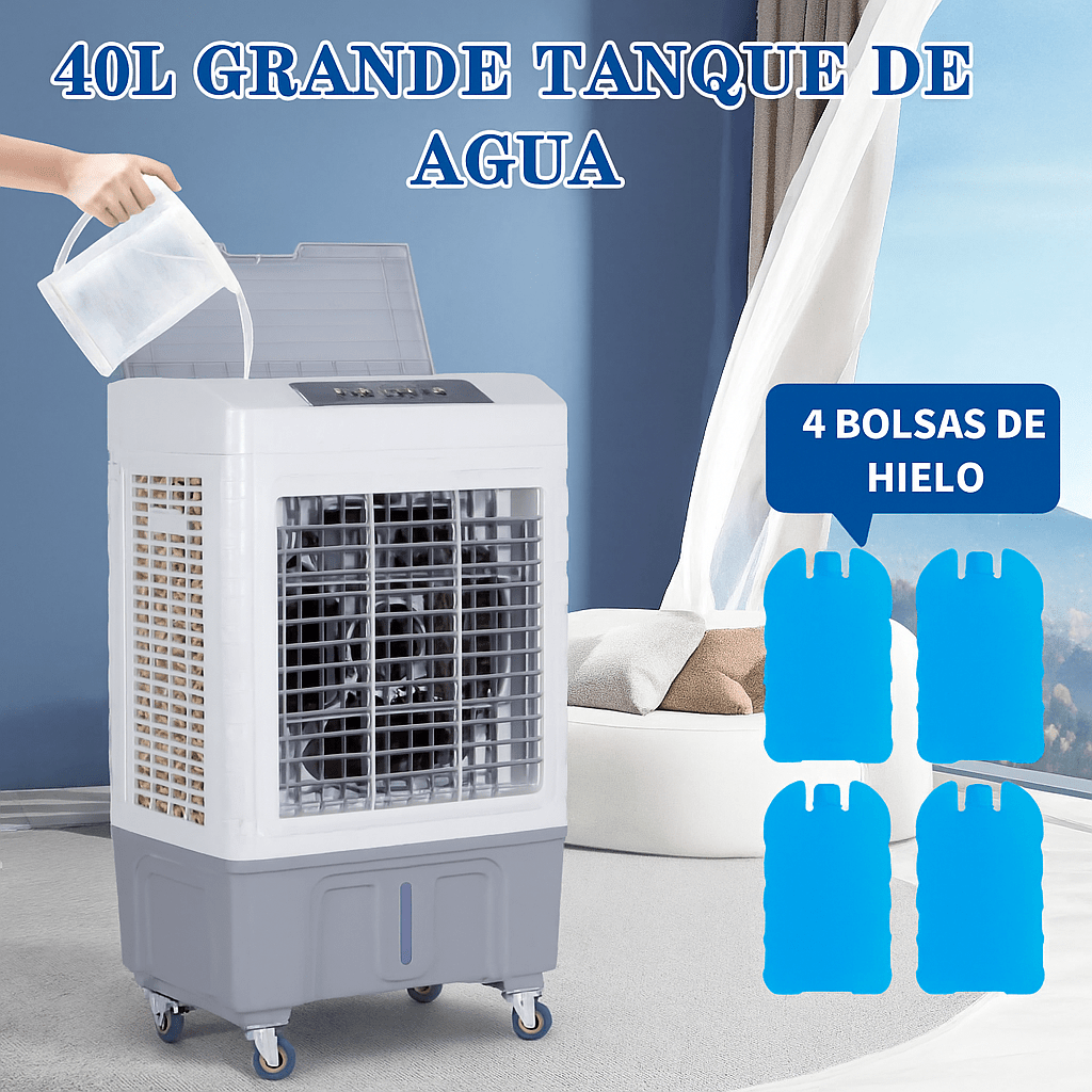 Enfriador de Aire Evaporativo Portátil 10 Galones - VyFlair